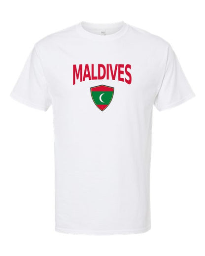 Maldives Arched Crest Soccer Tee — NYC Factory