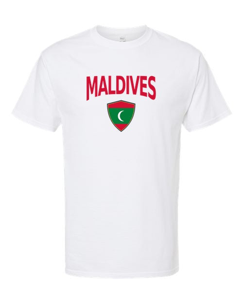 Maldives Arched Crest Soccer Tee — NYC Factory