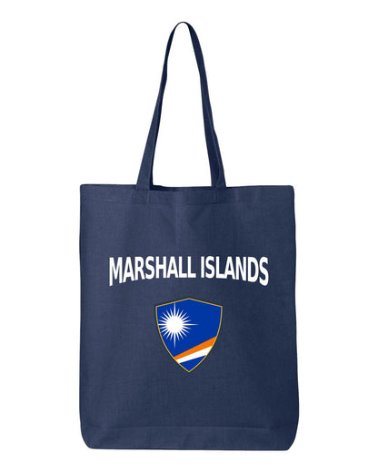 Marshall Islands Soccer Tote Bag — Arched National Crest | NYC Factory