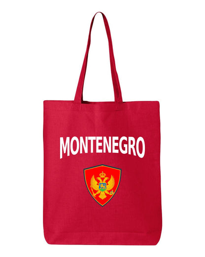 Montenegro Soccer Tote Bag — Arched National Crest | NYC Factory
