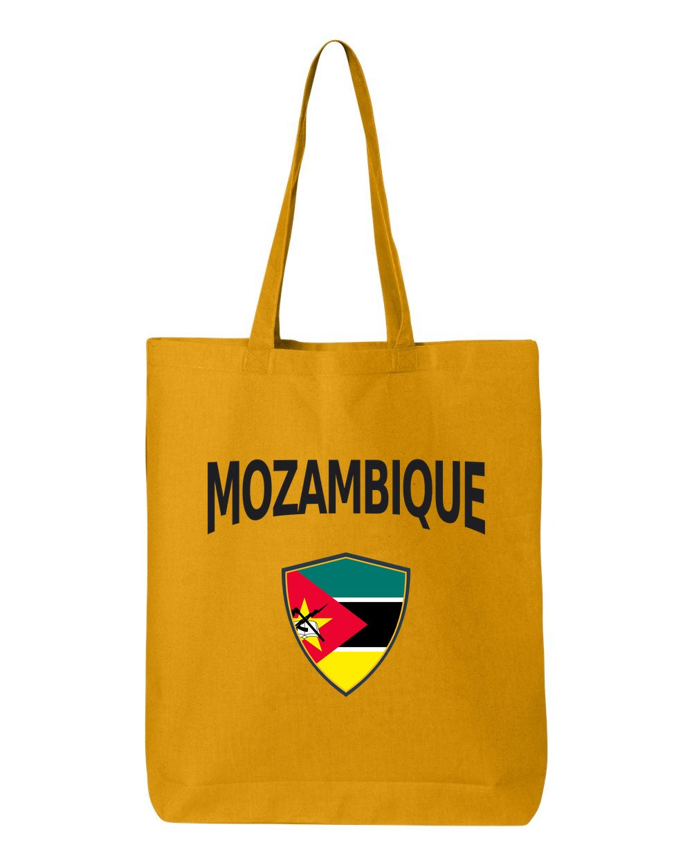 Mozambique Soccer Tote Bag — Arched National Crest | NYC Factory