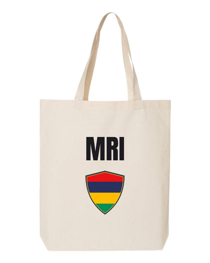 Mauritius Soccer Tote Bag — National Crest Badge | NYC Factory