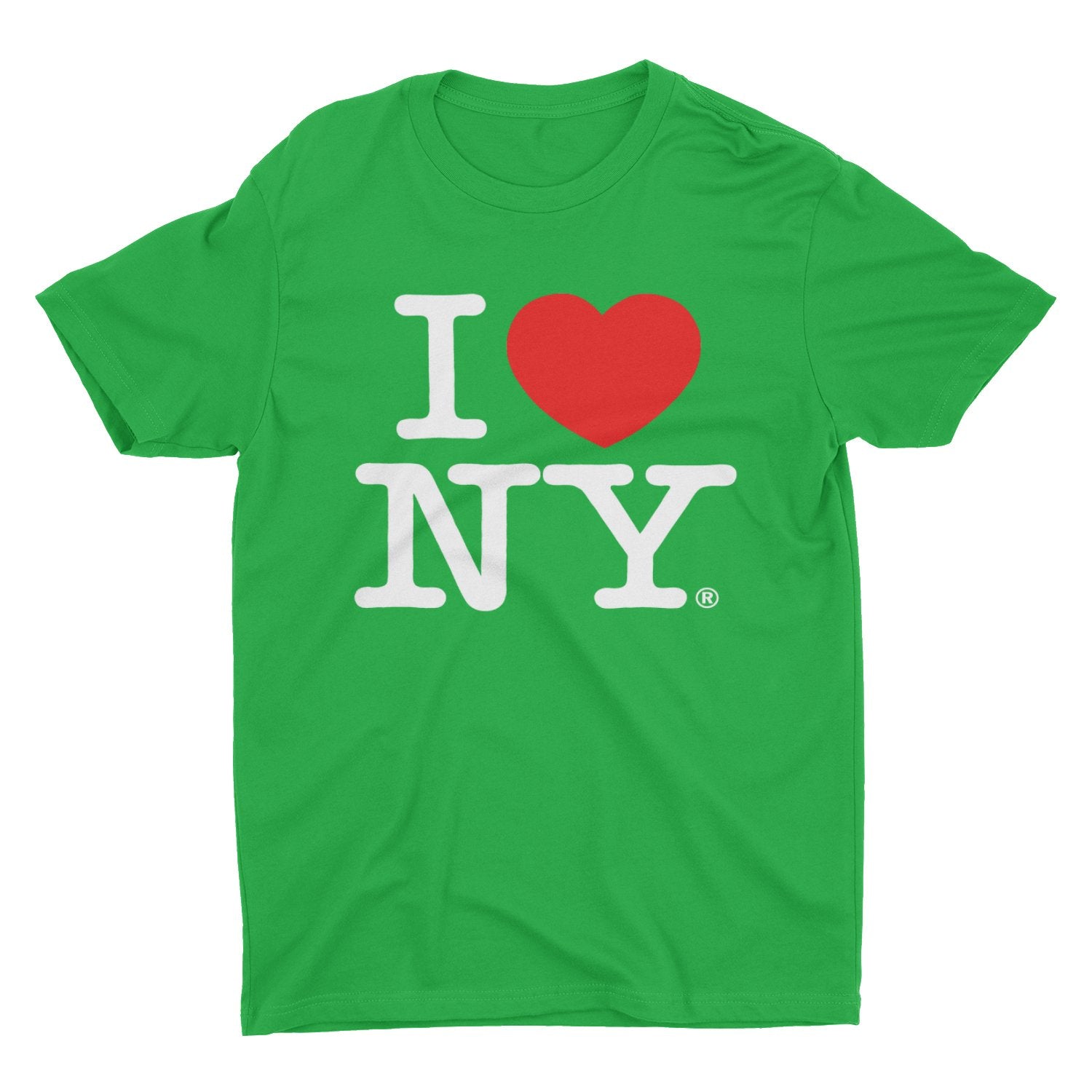 Men's I Love NY Officially Licensed Adult Unisex Tees (Green)