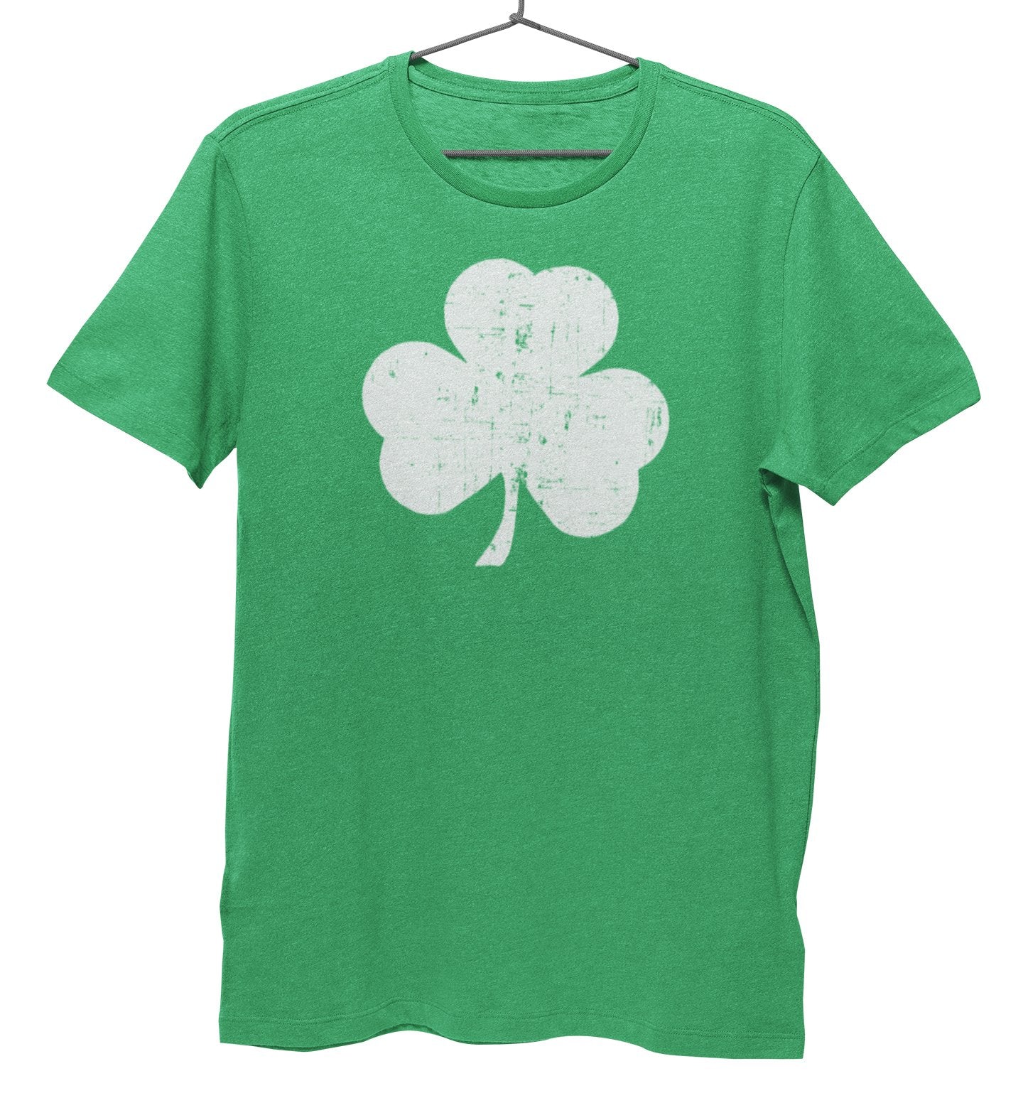 Men's Shamrock Tee Premium Ring-spun T-Shirt (Heather Green)