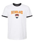 Netherlands 2026 Soccer Arched Crest Ringer Tee -- NYC Factory