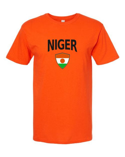 Niger Arched Crest Soccer Tee — NYC Factory
