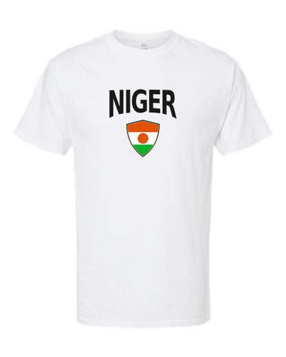 Niger Arched Crest Soccer Tee — NYC Factory