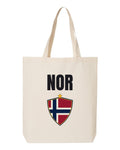 Norway Soccer Tote Bag 2026 — National Crest Badge | NYC Factory