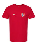 Norway Soccer Tee 2026 — Retro National Crest | NYC Factory