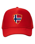 Norway Soccer Trucker Cap 2026 — Retro National Crest | NYC Factory