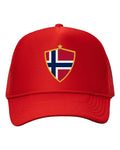 Norway Soccer Trucker Cap 2026 — Retro National Crest | NYC Factory