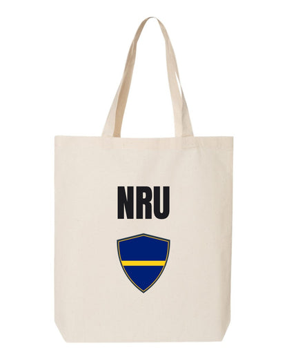 Nauru Soccer Tote Bag — National Crest Badge | NYC Factory