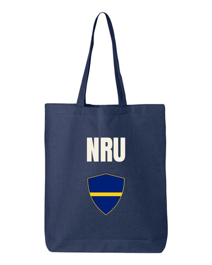 Nauru Soccer Tote Bag — National Crest Badge | NYC Factory