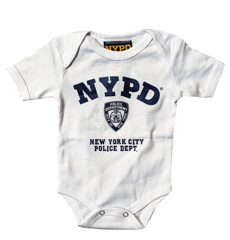 NYPD Baby Bodysuit Official Product Boys Snapsuit