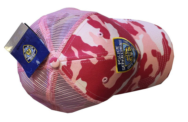 NYPD Baseball Hat New York Police Department Pink & Camo One Size