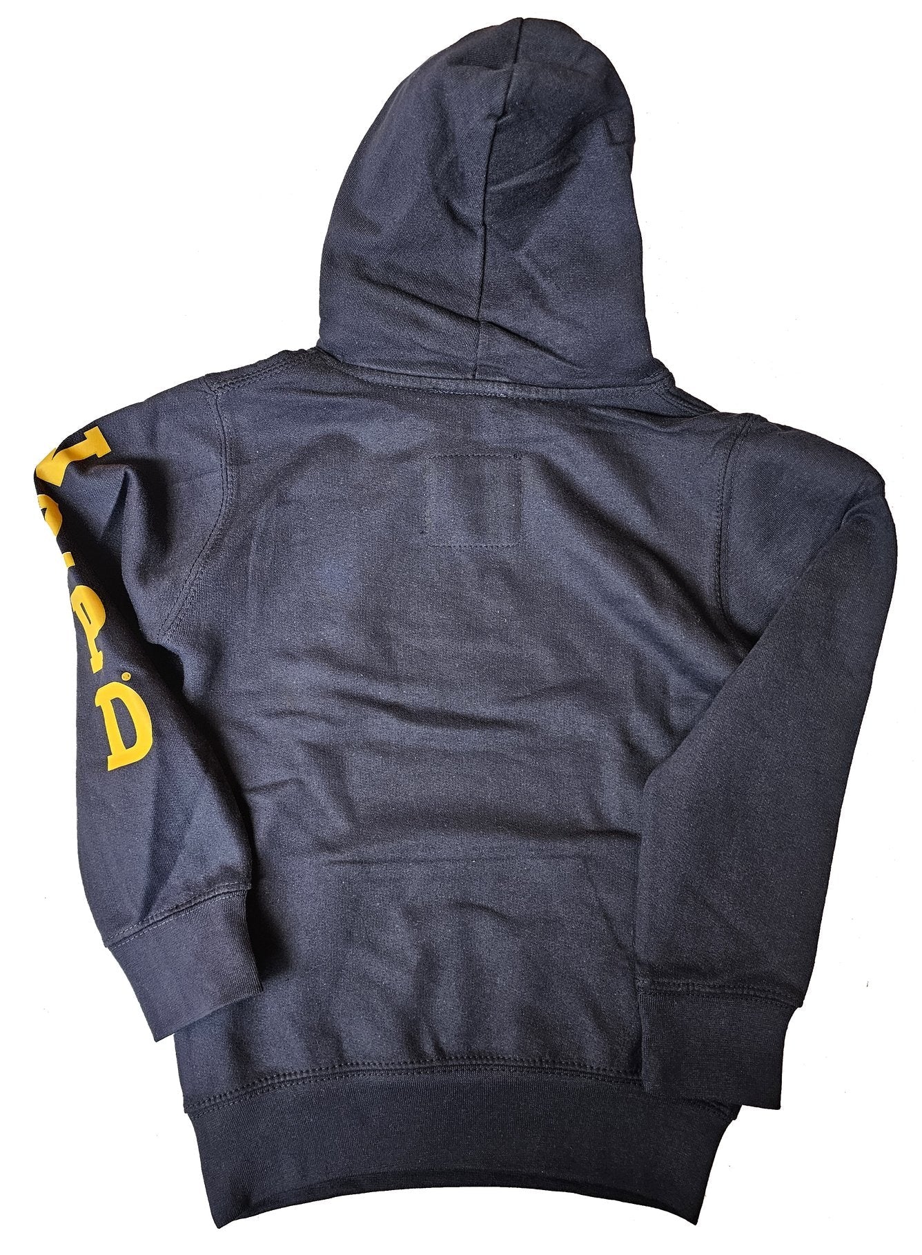 NYPD Kids Hoodie Sweatshirt (209, Navy & Gold, Youth, XS)