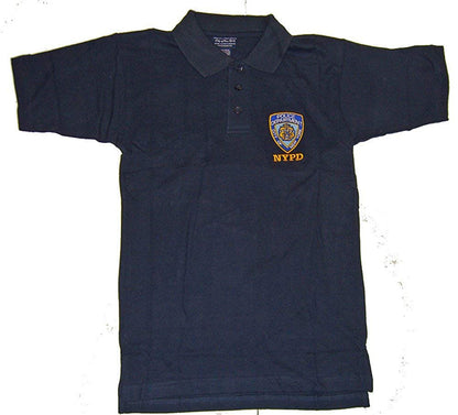 NYPD Polo Shirt - Navy with Official Badge