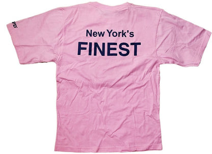 NYPD Short Sleeve New York Finest Back T-Shirt Pink