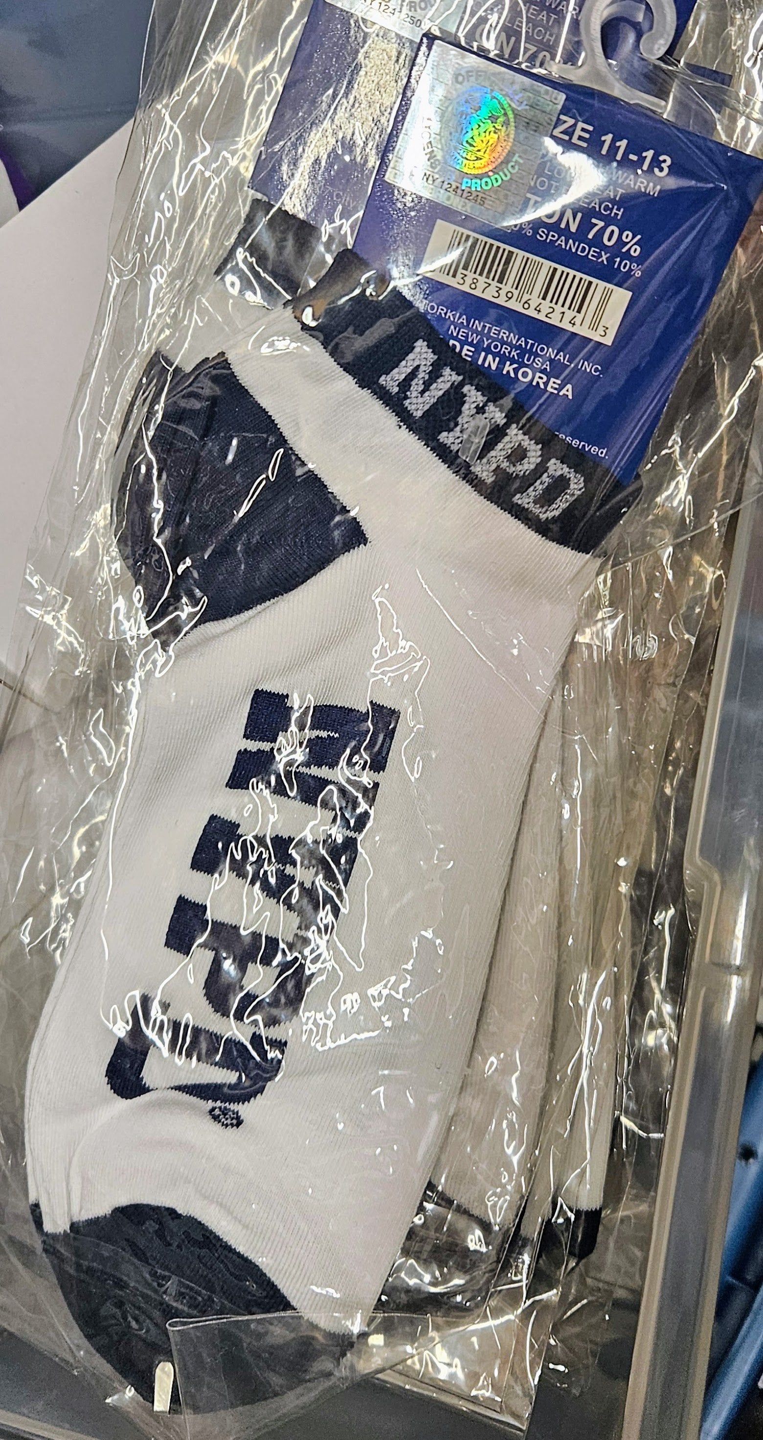 NYPD Socks Official Merchandise / All Sizes