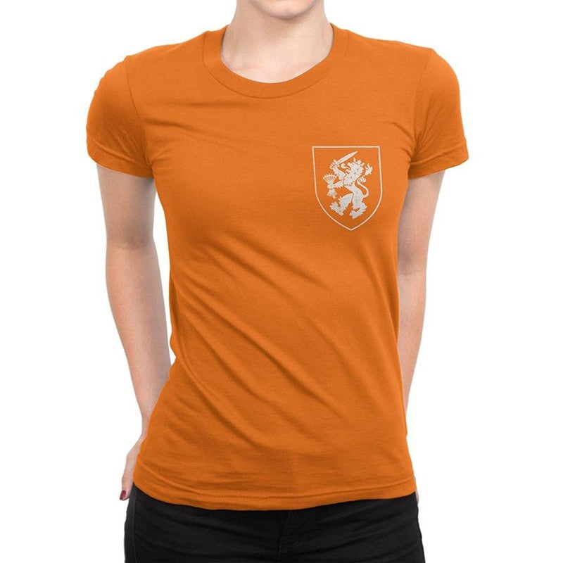 Netherlands Dutch Soccer Jersey Ladies Tee Lions Womens Shirt