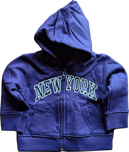 New York City Infant Baby Zippered Hoodies Sweatshirt NYC Gifts