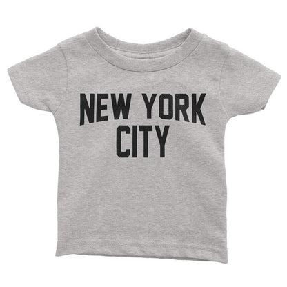 New York City Infant Tee Screen Printed Soft Cotton Baby T-Shirt