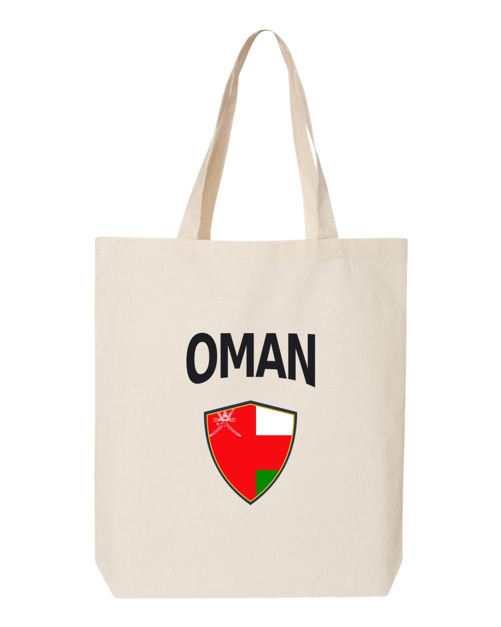Oman Soccer Tote Bag — Arched National Crest | NYC Factory