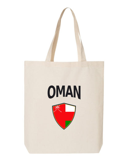 Oman Soccer Tote Bag — Arched National Crest | NYC Factory