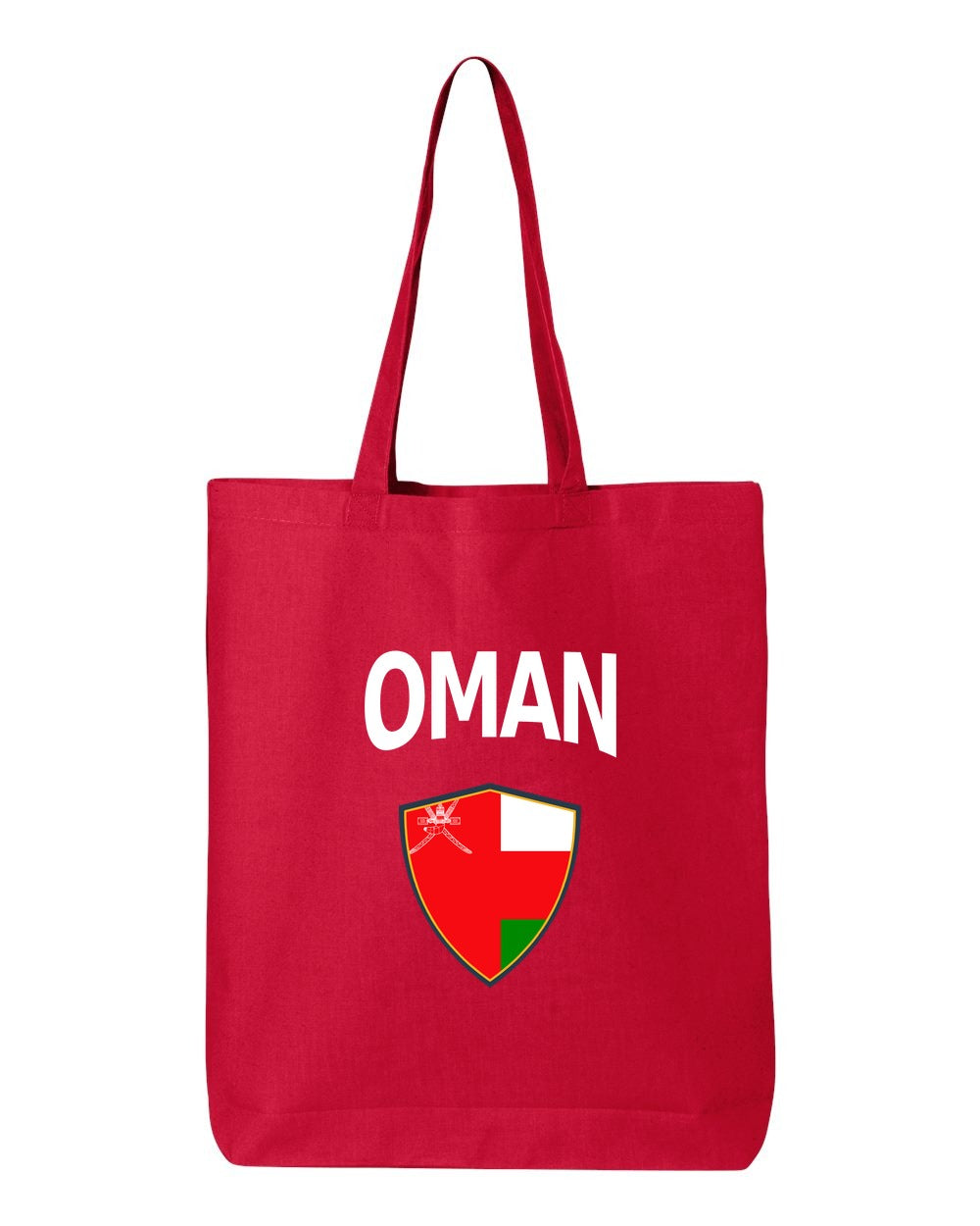 Oman Soccer Tote Bag — Arched National Crest | NYC Factory
