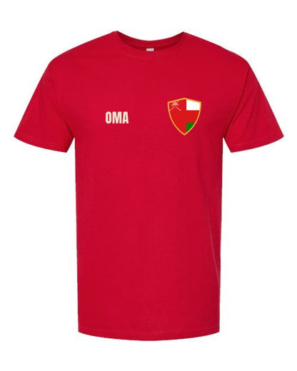 Oman Soccer Tee — Retro National Crest | NYC Factory