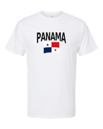 Panama Soccer Tee 2026 — Classic Name & Flag | NYC Factory - White