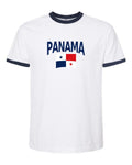Panama Soccer Ringer Tee 2026 — Classic Name & Flag | NYC Factory