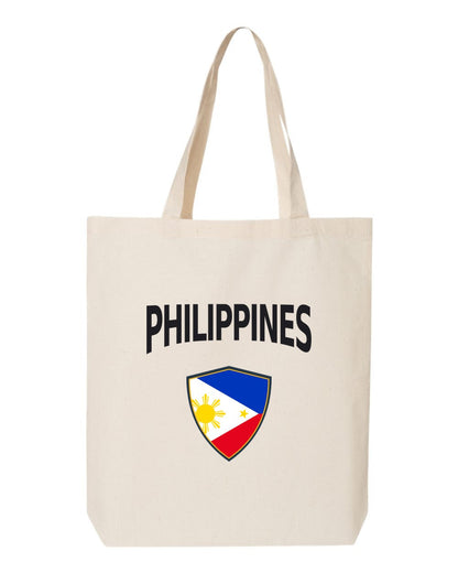 Philippines Soccer Tote Bag — Arched National Crest | NYC Factory