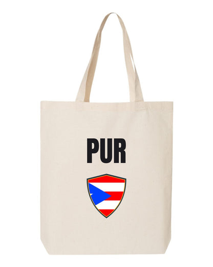 Puerto Rico Soccer Tote Bag — National Crest Badge | NYC Factory