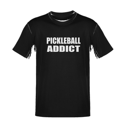 Unisex Pickleball Addict Soft Cotton Tee