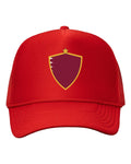 Qatar Soccer Trucker Cap 2026 — Retro National Crest | NYC Factory