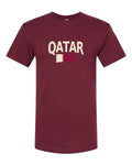 Qatar Soccer Tee 2026 — Classic Name & Flag | NYC Factory