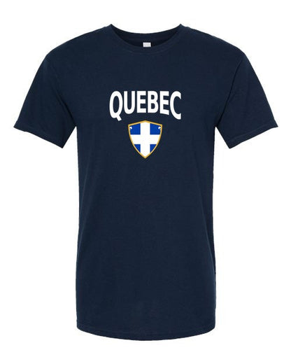 Quebec Arched Crest Soccer Tee — NYC Factory