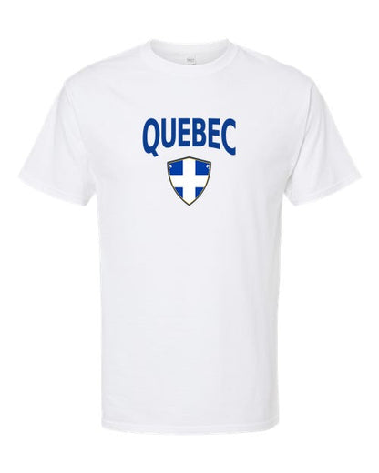 Quebec Arched Crest Soccer Tee — NYC Factory
