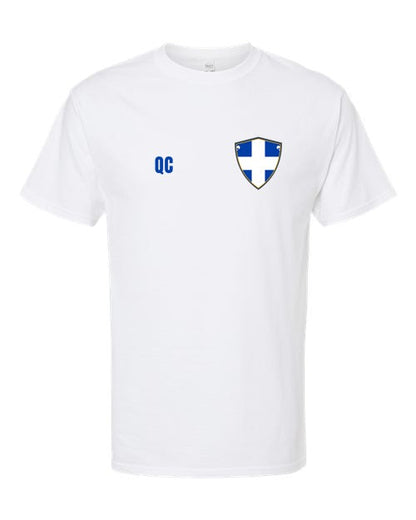 Quebec Soccer Tee — Retro National Crest | NYC Factory