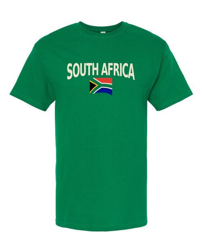 South Africa Soccer Tee 2026 — Classic Name & Flag | NYC Factory - NYC Factory
