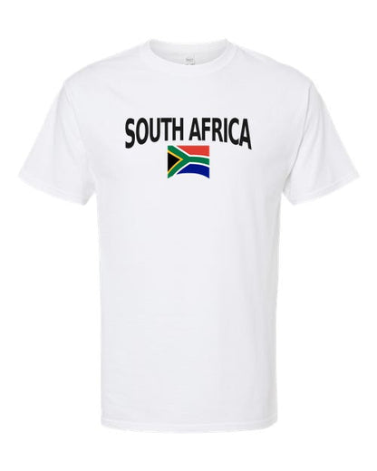 South Africa Soccer Tee 2026 — Classic Name & Flag | NYC Factory - NYC Factory