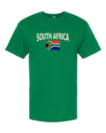 South Africa Soccer Tee 2026 — Classic Name & Flag | NYC Factory