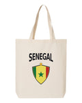 Senegal Soccer Tote Bag 2026 — Arched National Crest | NYC Factory