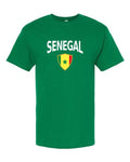 Senegal 2026 Soccer Arched Crest Plain Tee -- NYC Factory