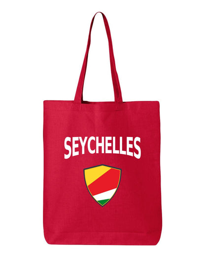 Seychelles Soccer Tote Bag — Arched National Crest | NYC Factory