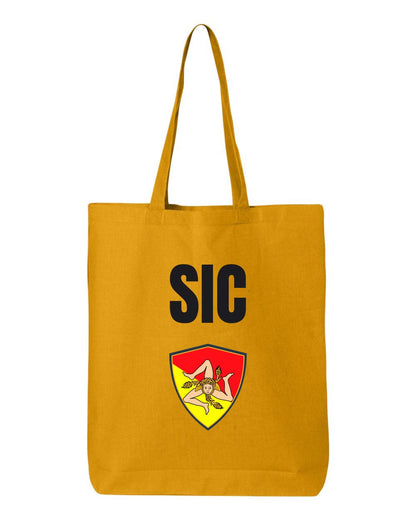 Sicily Soccer Tote Bag — National Crest Badge | NYC Factory