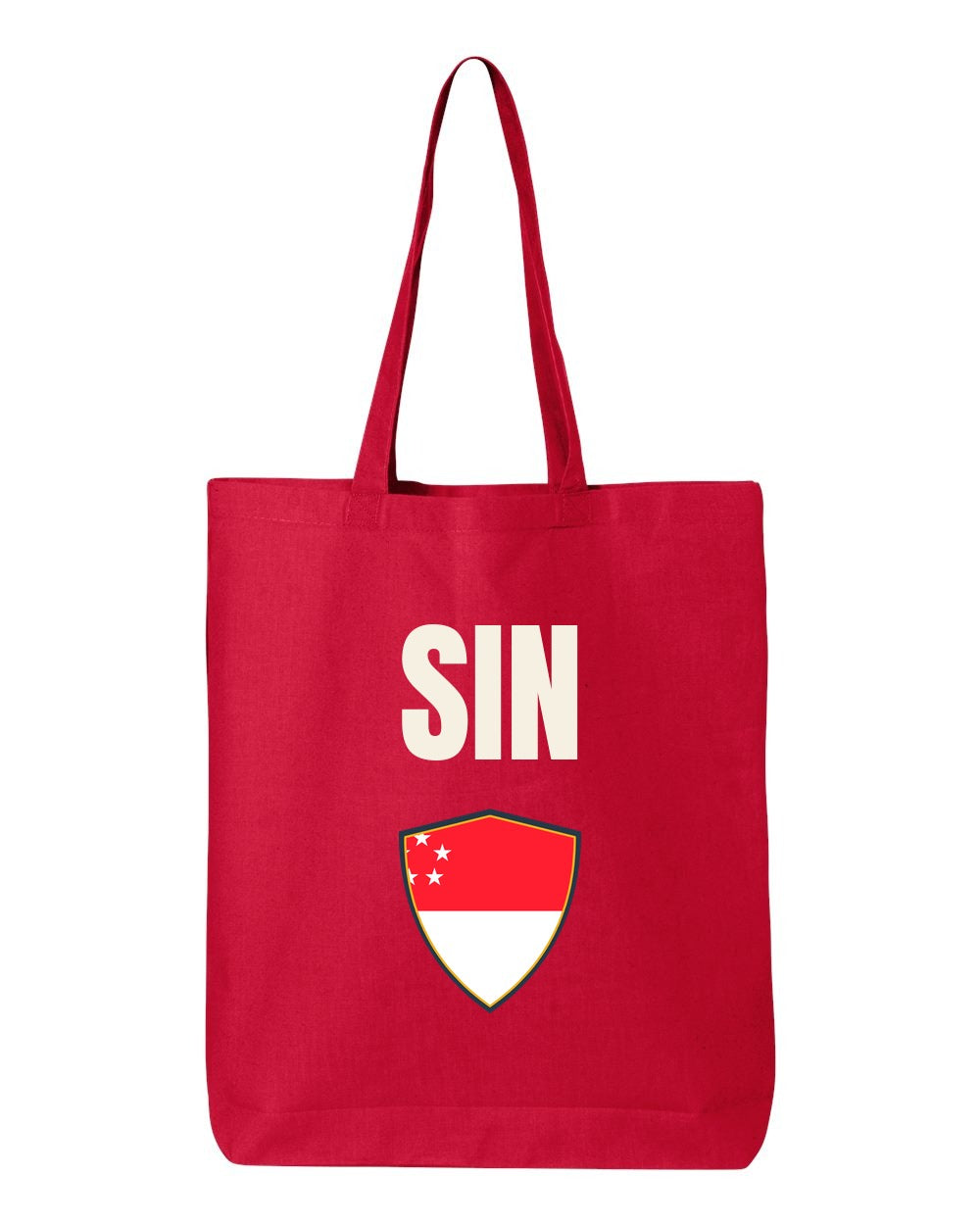 Singapore Soccer Tote Bag — National Crest Badge | NYC Factory