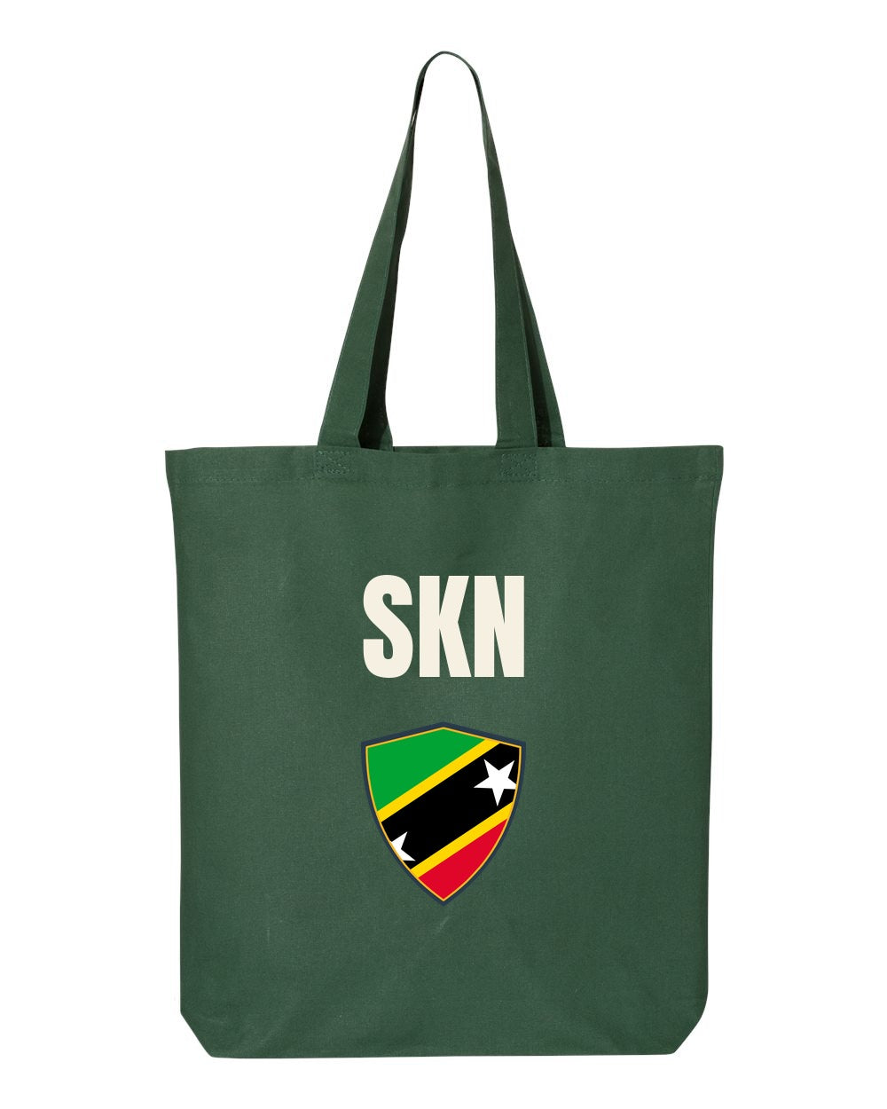 Saint Kitts And Nevis Soccer Tote Bag — National Crest Badge | NYC Factory