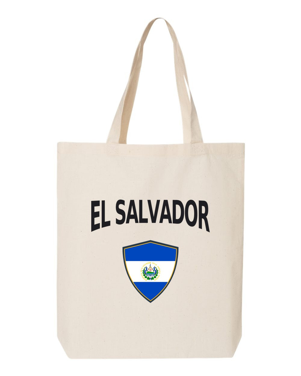 El Salvador Soccer Tote Bag — Arched National Crest | NYC Factory